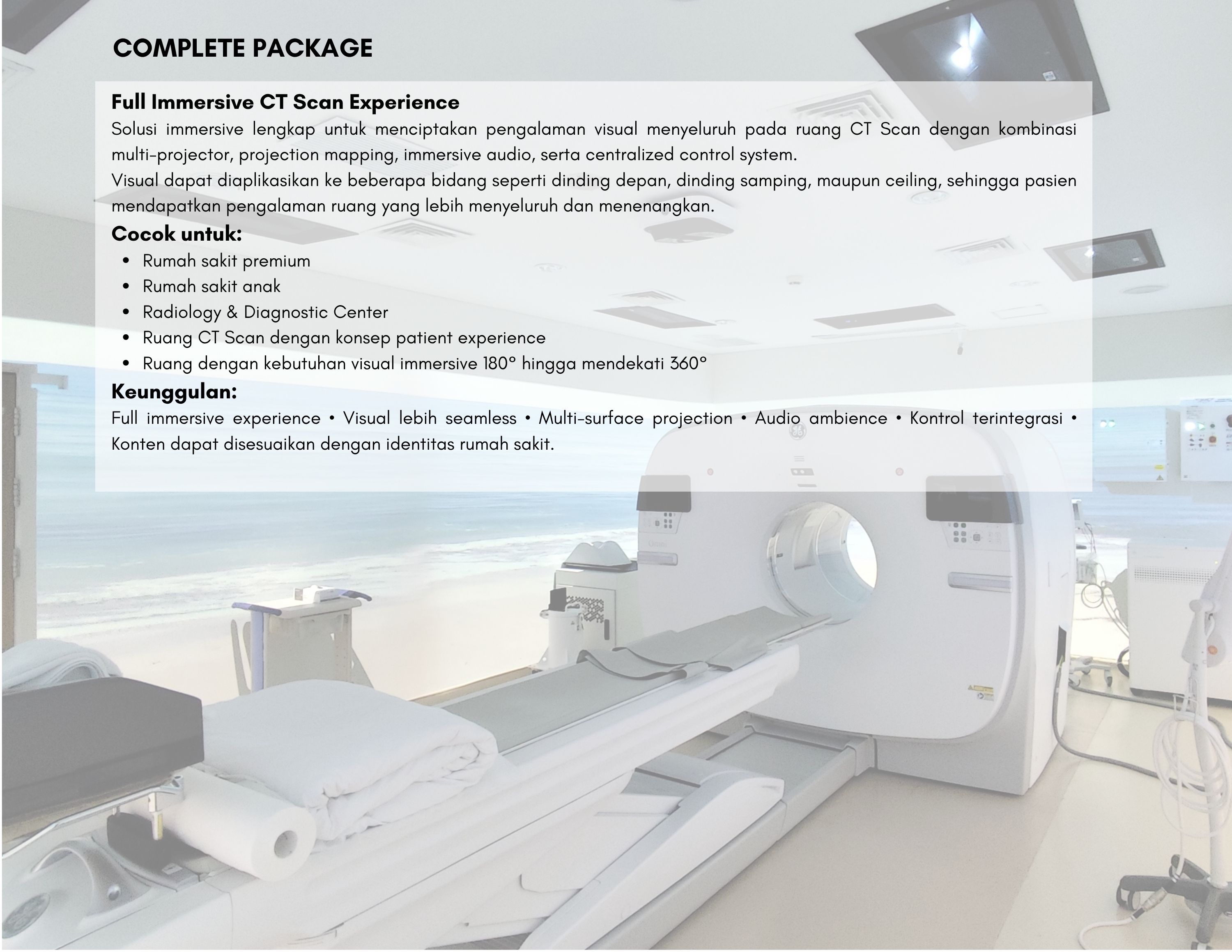 Gambar 3 IMMERSIVE CT ROOM SOLUTION